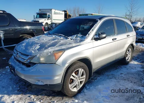 2010 Honda Cr-V Ex из США, поврежденный, VIN 5J6RE4H5XAL004101